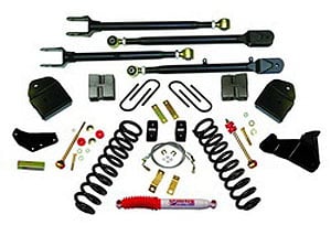 Suspension Lift Kit 4 in. Lift Front Coil Springs Component Box PN[F5451H] 4-Link Conversion
