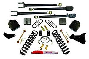 Suspension Lift Kit 4 in. Lift Front Coil Springs Component Box PN[F8451H] 4-Link Conversion