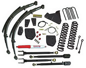 Class 2 Suspension Lift Kit 8.5 in. Lift Incl Front Coils/Rear Springs