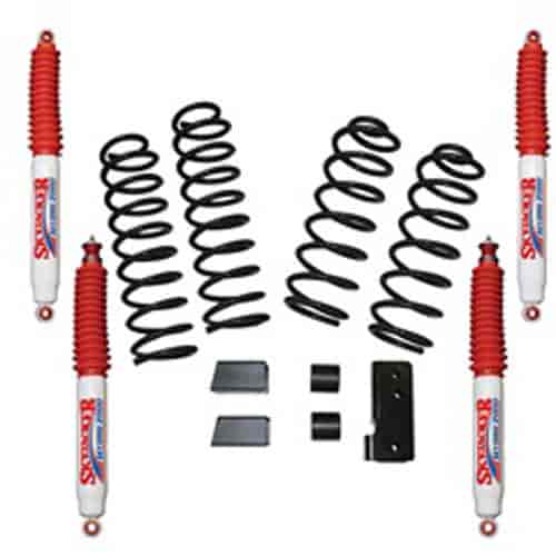 JK200BPHSR Front and Rear Suspension Lift Kit, Lift Amount: 2.5 in. Front/2.5 in. Rear