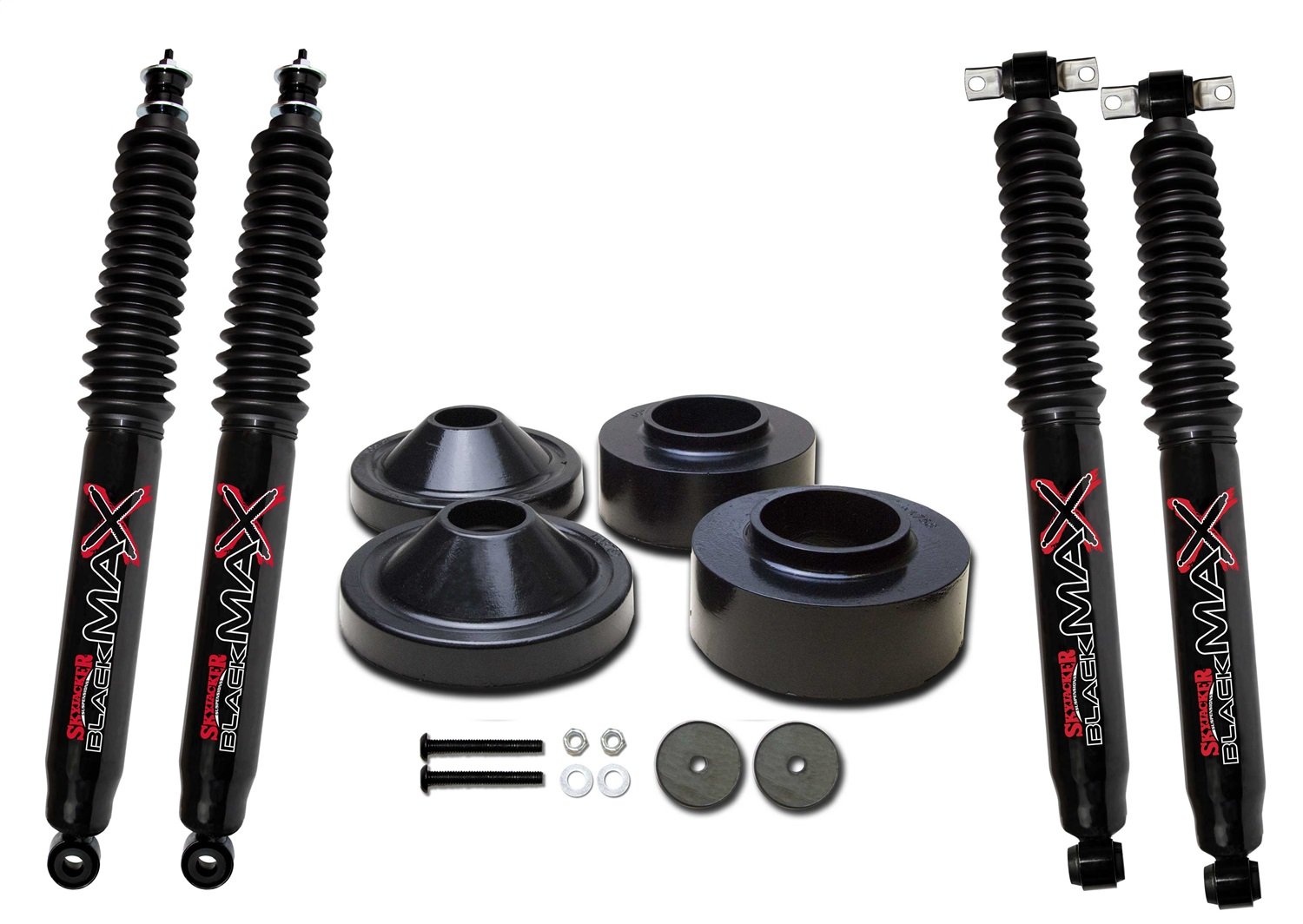 JK23-B Front and Rear Leveling Kit, Lift Amount: 2 in. Front/0.75 in. Rear