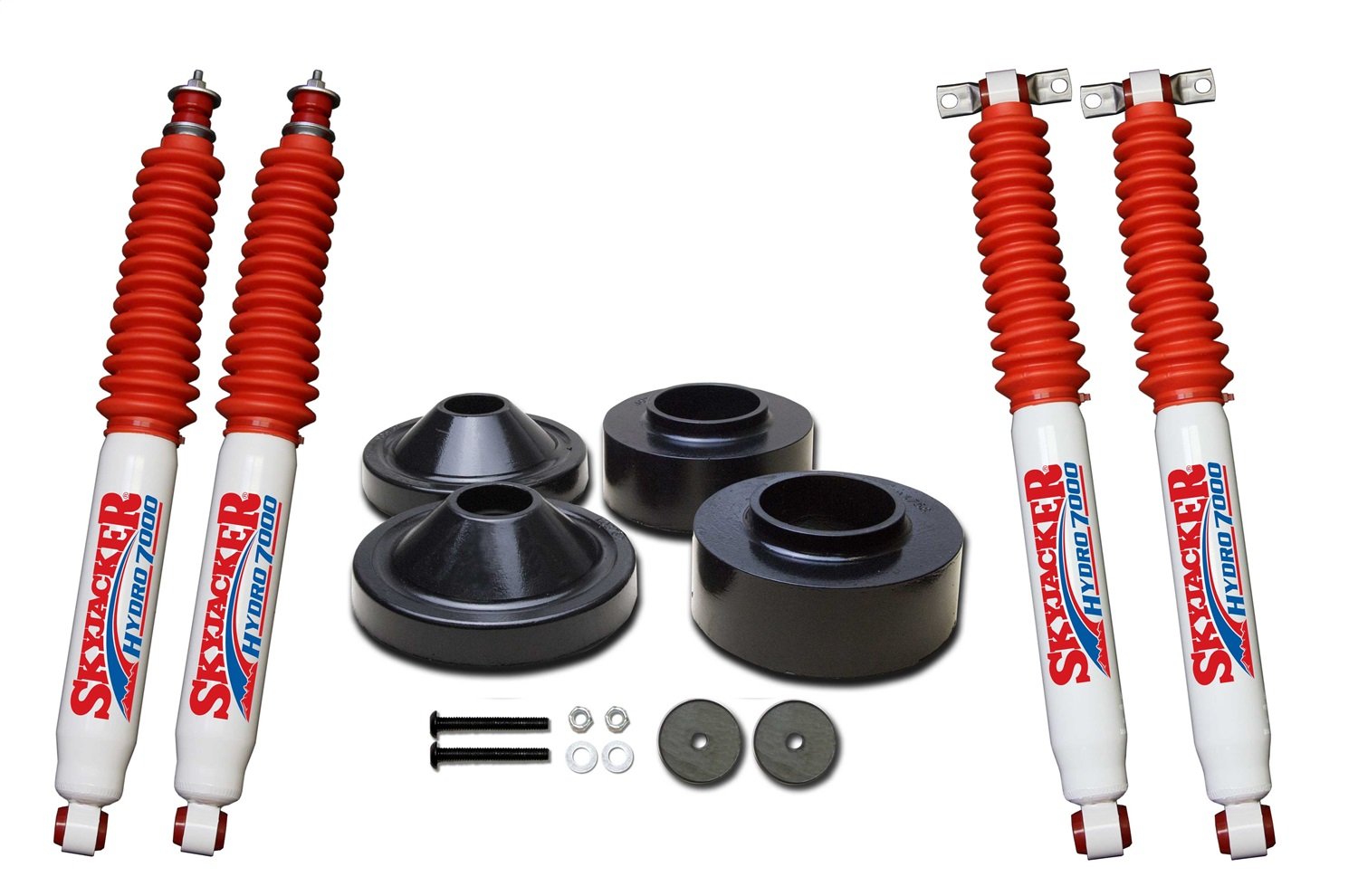 JK23-H Front and Rear Leveling Kit, Lift Amount: 2 in. Front/0.75 in. Rear