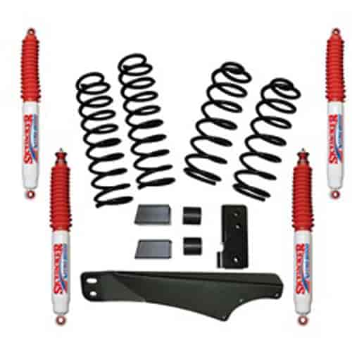 JK25BPNSR Front and Rear Suspension Lift Kit, Lift Amount: 2.5 in. Front/2.5 in. Rear