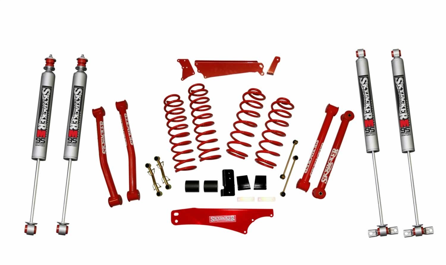 JK401KCR-M Front and Rear Suspension Lift Kit, Lift Amount: 4-5 in. Front/4-5 in. Rear