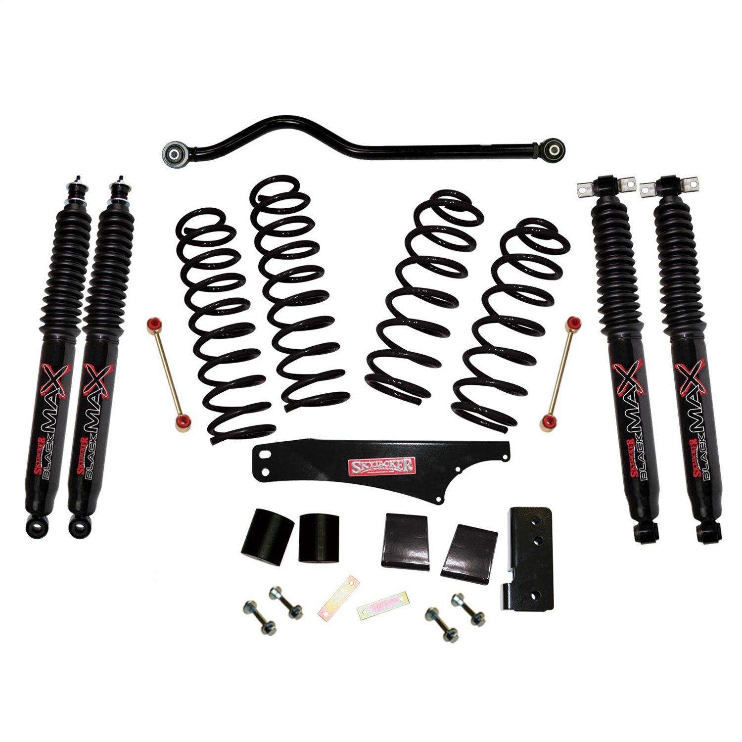 JK40BPBSR Front and Rear Suspension Lift Kit, Lift Amount: 4 in. Front/4 in. Rear