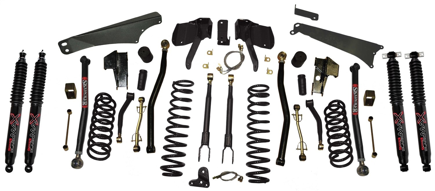 JK60LAK-SX-B Front and Rear Suspension Lift Kit, Lift Amount: 6 in. Front/6 in. Rear