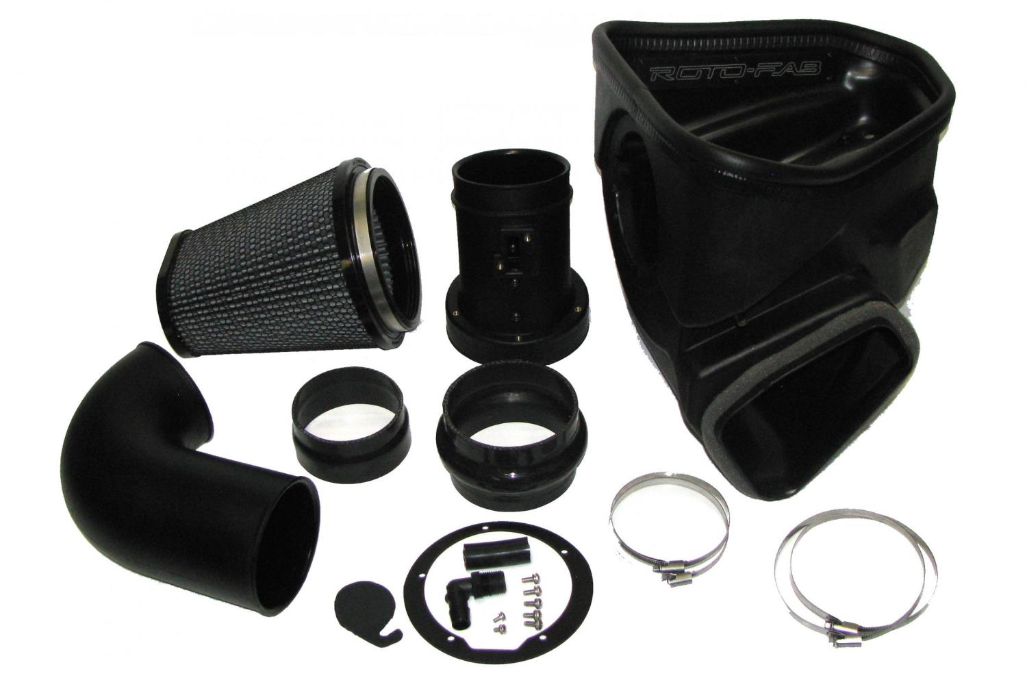 Cold Air Intake Kit Fits Select Chevy Camaro SS, Sound Tube Delete, Dry Air Filter