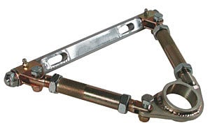 Adjustable Upper Control Arm Cross Shaft Length: 6" (Aluminum)