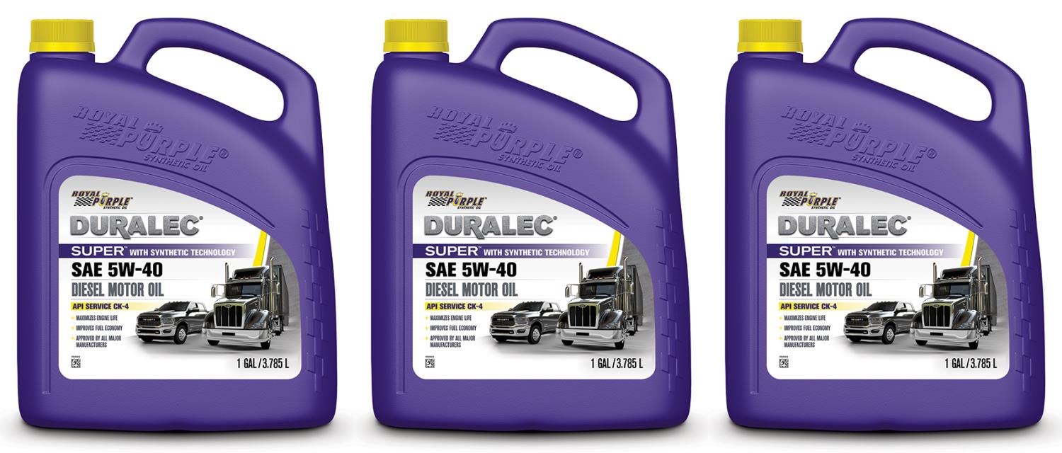 Duralec Super Motor Diesel Oil 5W-40, 1-Gallon Case