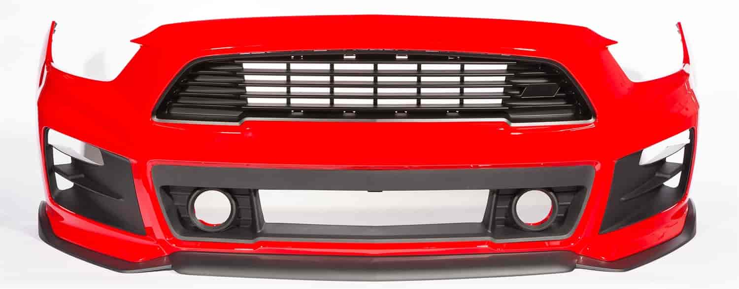 2015+ Mustang Complete ROUSH Front Fascia Kit - Race Red PQ