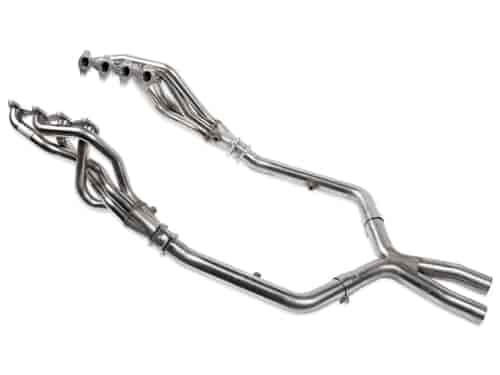 2005-2010 Ford Mustang GT 4.6L V8 1 5/8-inch by 2-1/2-inch headers with 2.5-inch Off-Road X-Pipe No