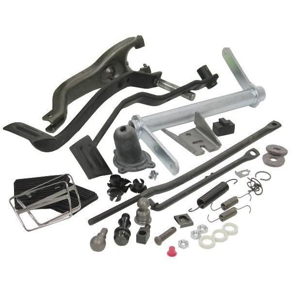 Clutch and Brake Pedal Conversion Kit with Linkage 1968 1982 Chevy Corvette