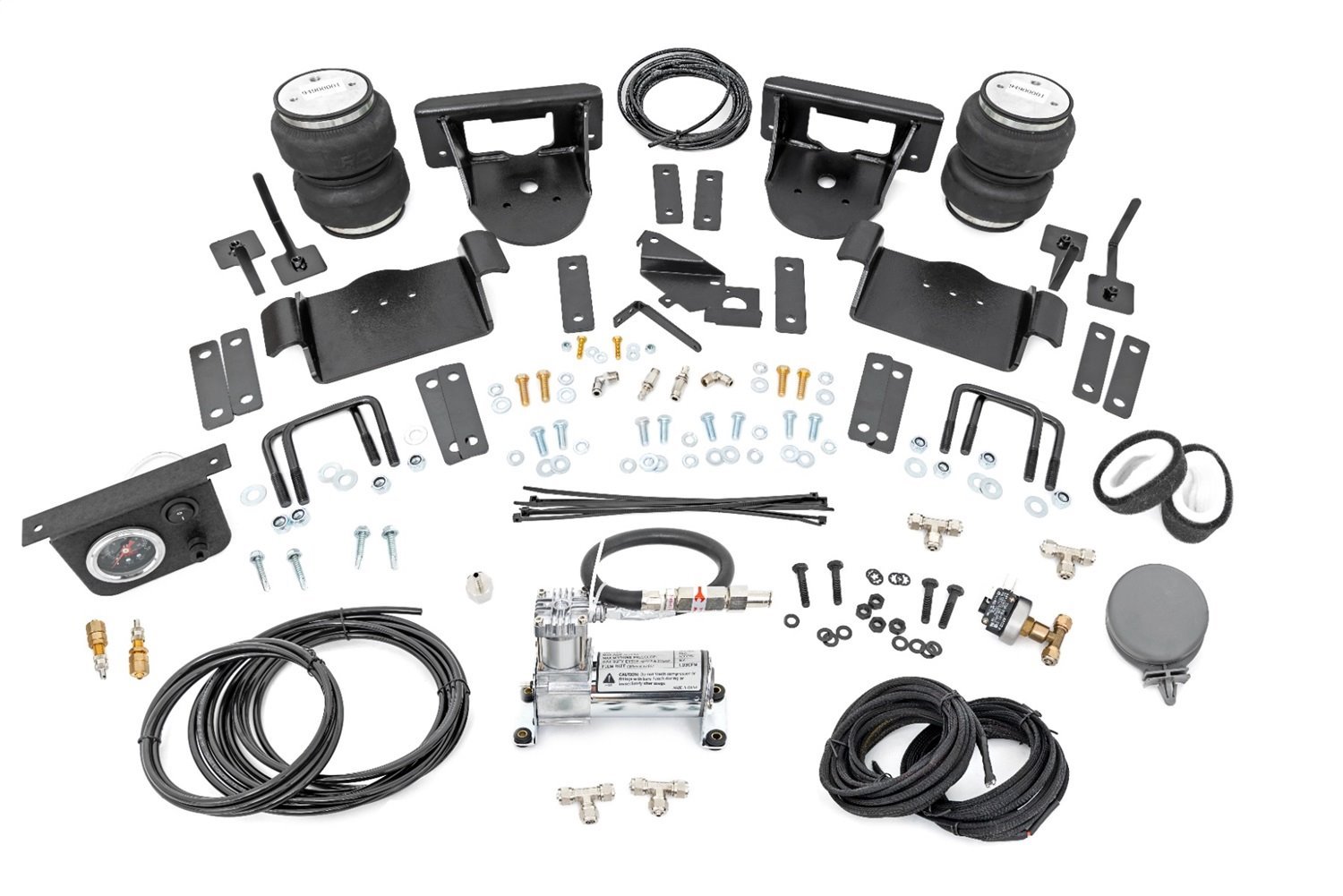 10009C Air Spring Kit w/Compressor, 0-6" Lifts, Fits Select Ford F150 4WD