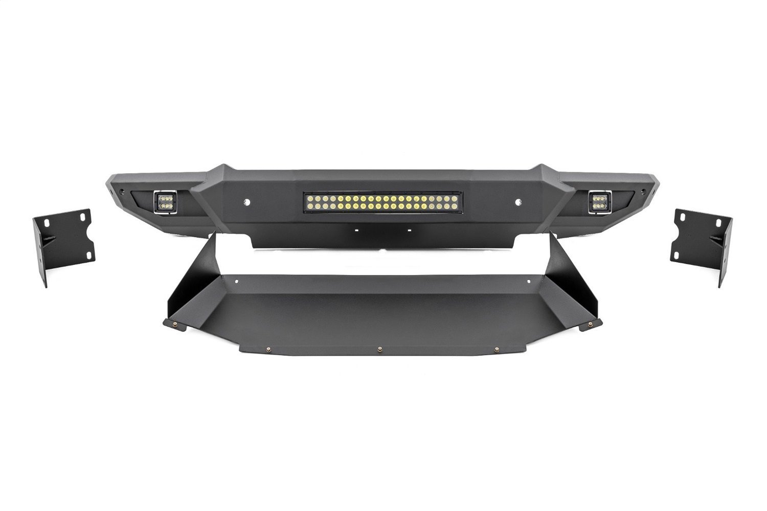 10808A LED Front Bumper; w/Skid Plate;