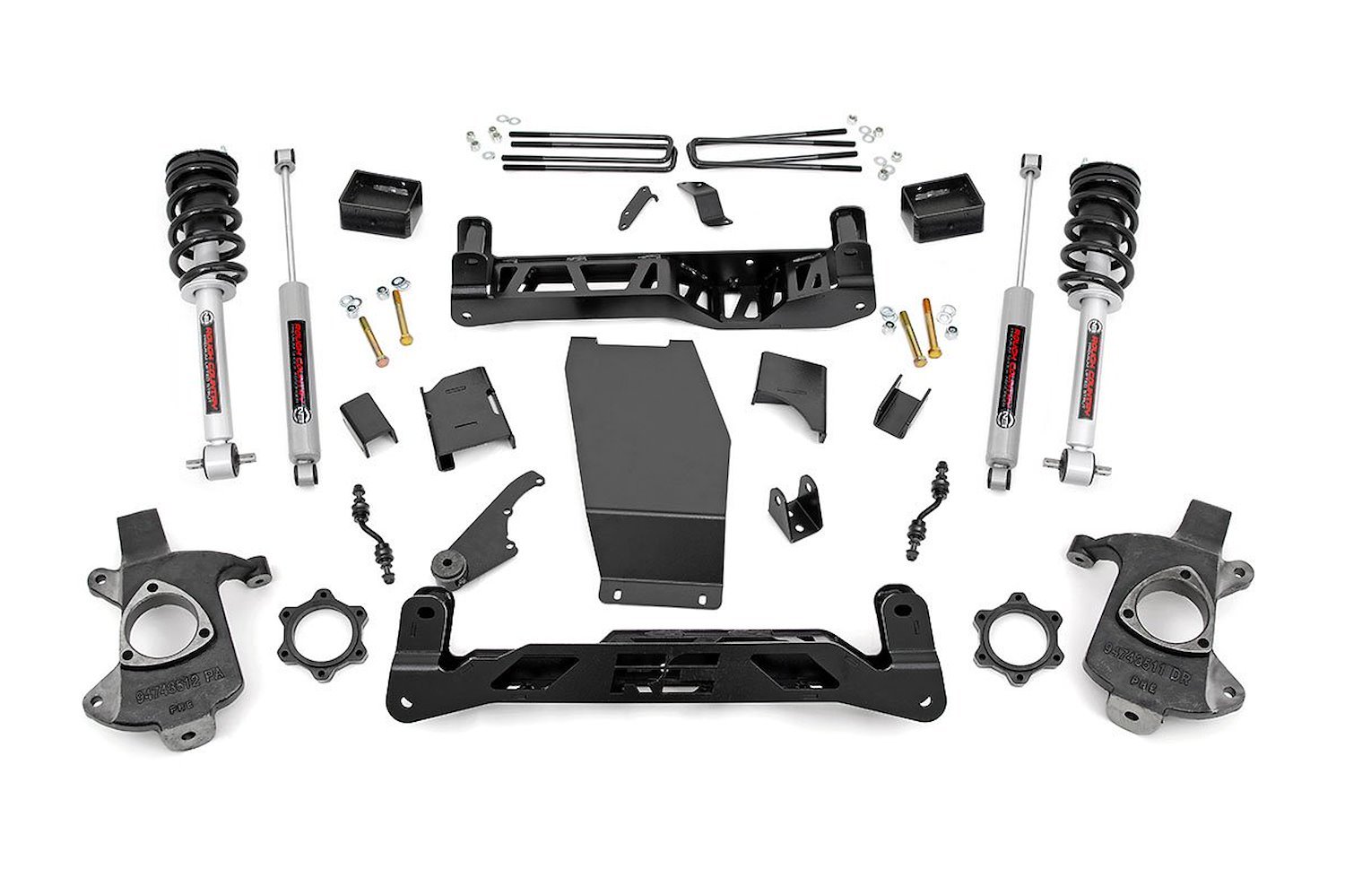 22333 5in GM Suspension Lift Kit w/N3 Shocks & Struts (14-18 1500 PU 4WD, Cast Steel)
