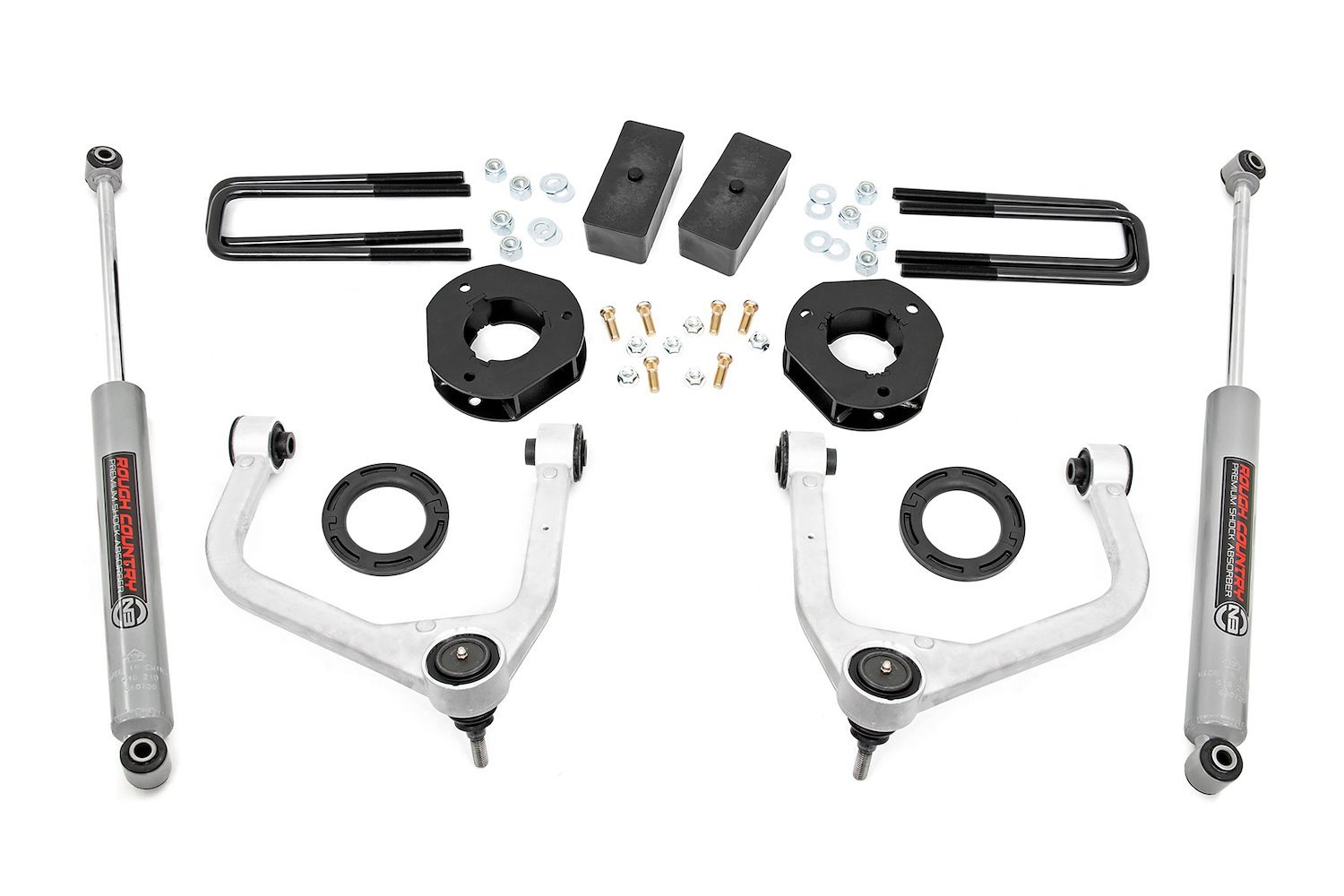 22630 3.5in Suspension Lift Kit w/ Forged Upper Control Arms (GMC 1500 PU 4WD)