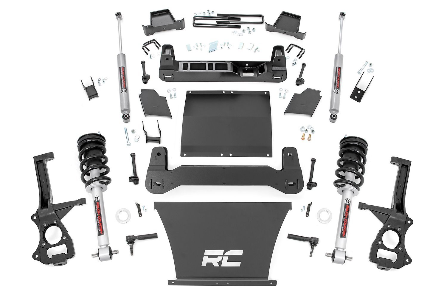 27532 4in GM Suspension Lift Kit, Lifted Struts (1500 Trailboss / AT4 PU 4WD)