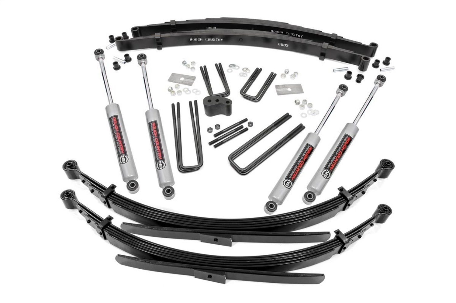 350.20 4 in. Lift Kit, RR Springs, Dodge/Plymouth Ramcharger/Trailduster (74-77)