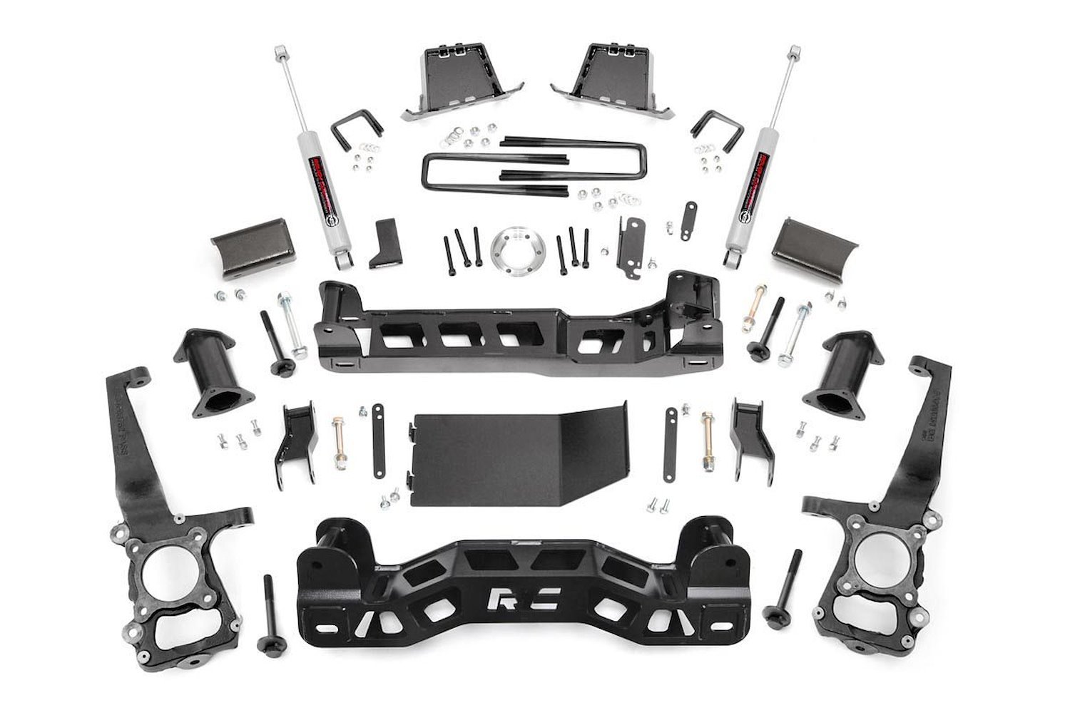 57430 4in Ford Suspension Lift Kit, Strut Spacers (11-14 F-150 4WD)
