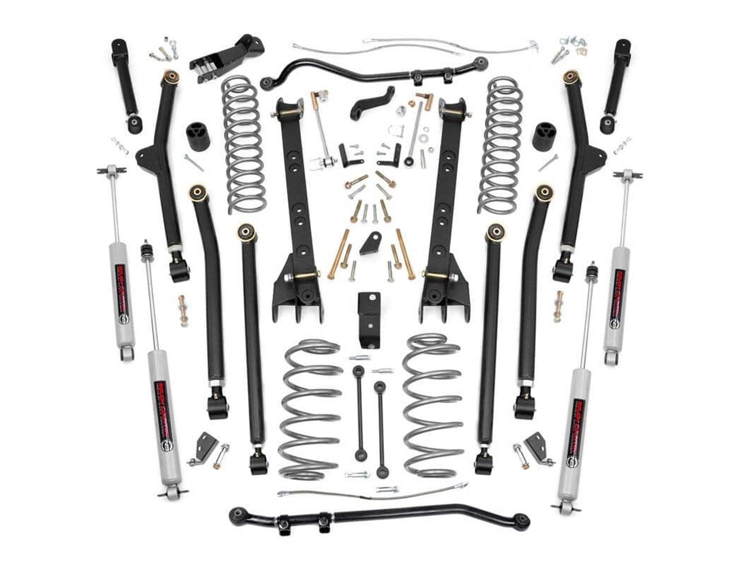 66330 4-inch X-Series Long Arm Suspension Lift System