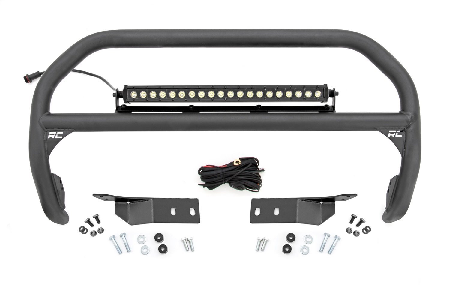 75003 Nudge Bar, 20 in. BLK DRL Single Row LED, Toyota Tundra (07-21)
