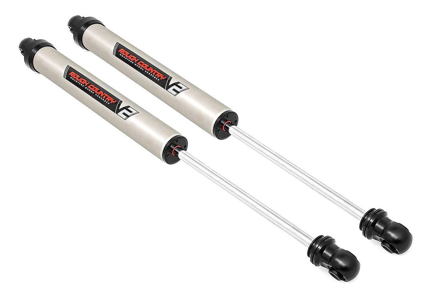 760813_B V2 Shock Absorbers; 0-1.5 in. Lift; Rear; Pair; Extended Length 23.83 in.; Collapsed Length 14.65 in.;