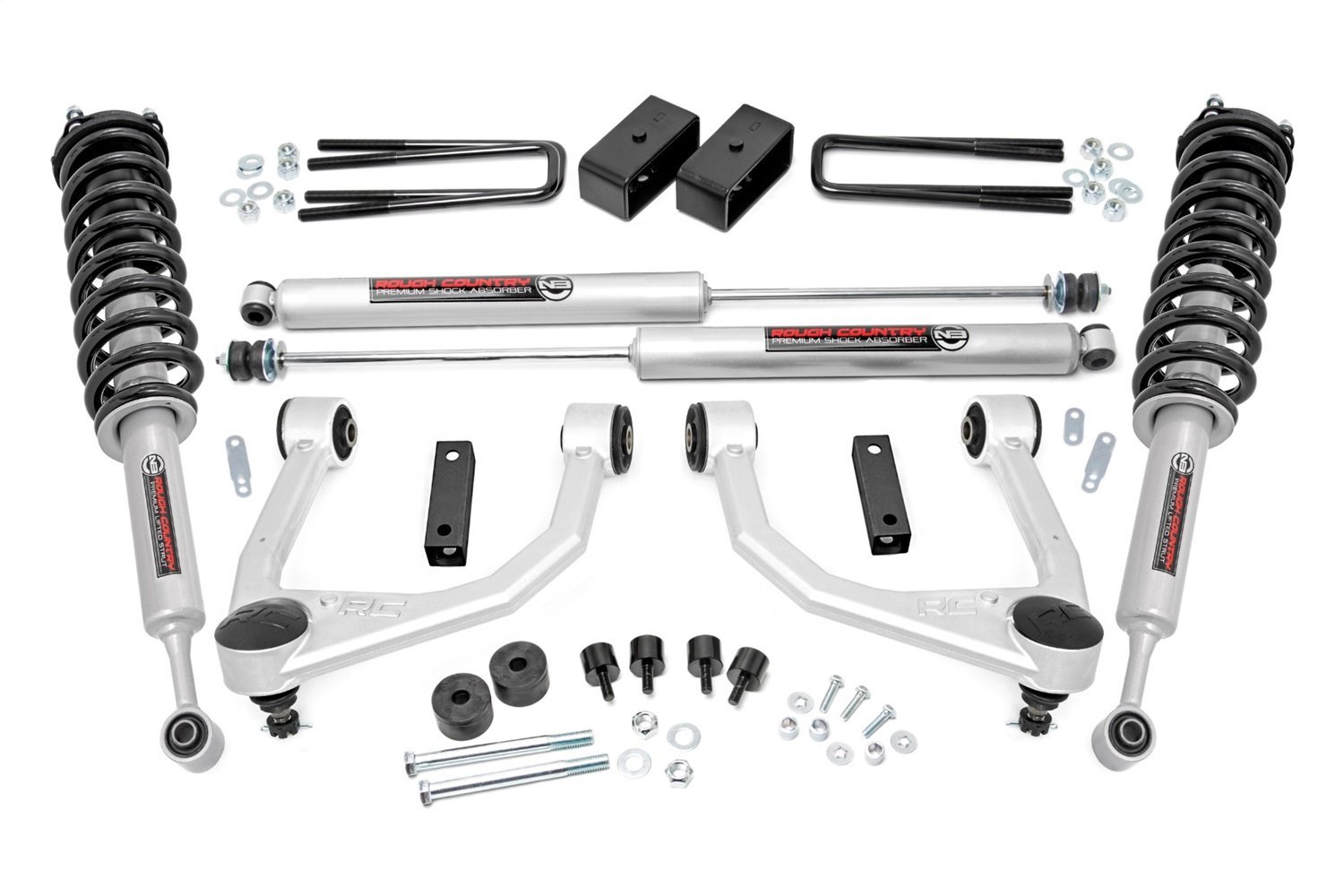76831 3.5in Toyota Bolt-On Lift Kit w/Lifted Struts and N3 Shcks (07-20 Tundra 2/4WD)