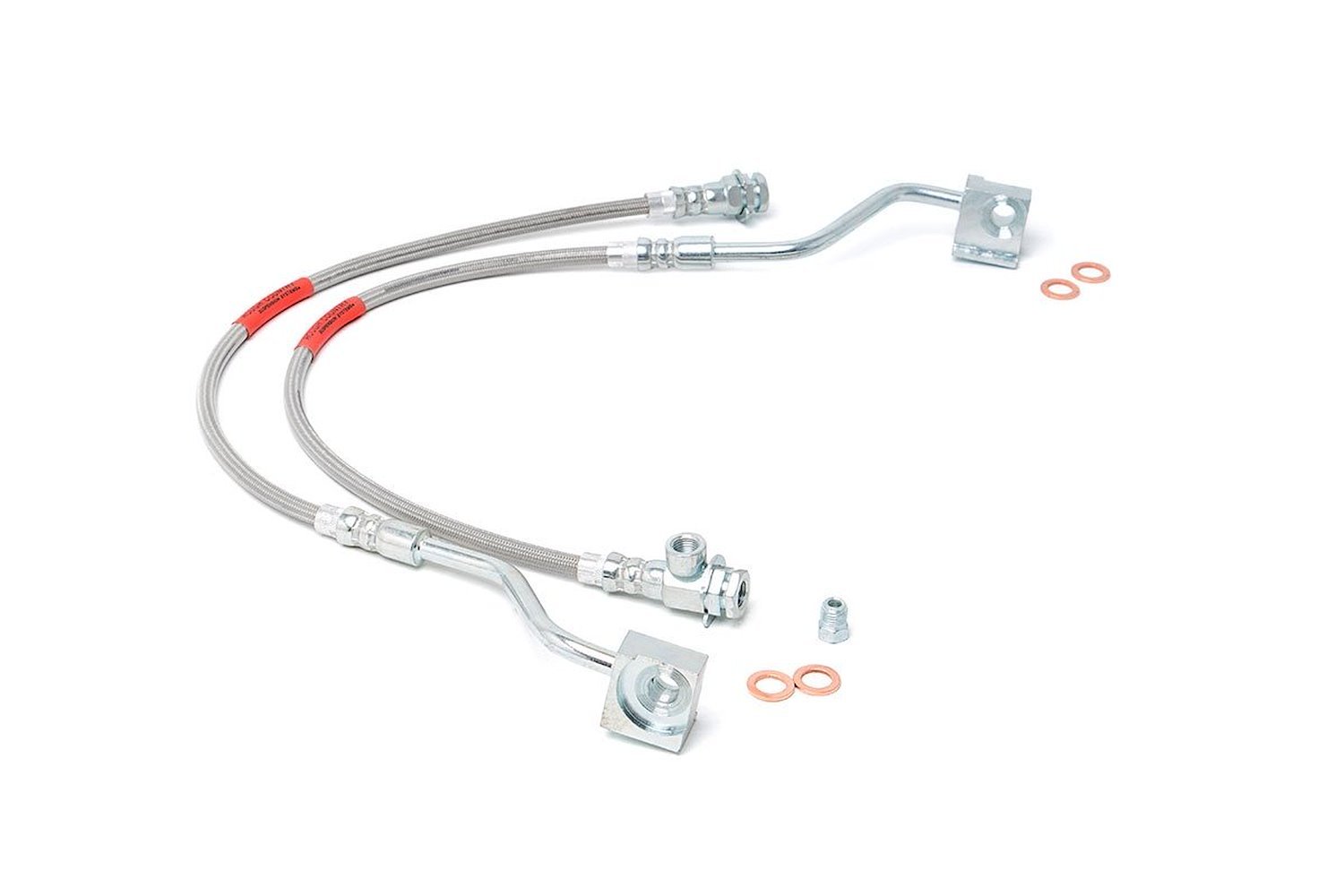 89310S Front Extended Stainless Steel Brake Lines for 4-6-inch Lifts