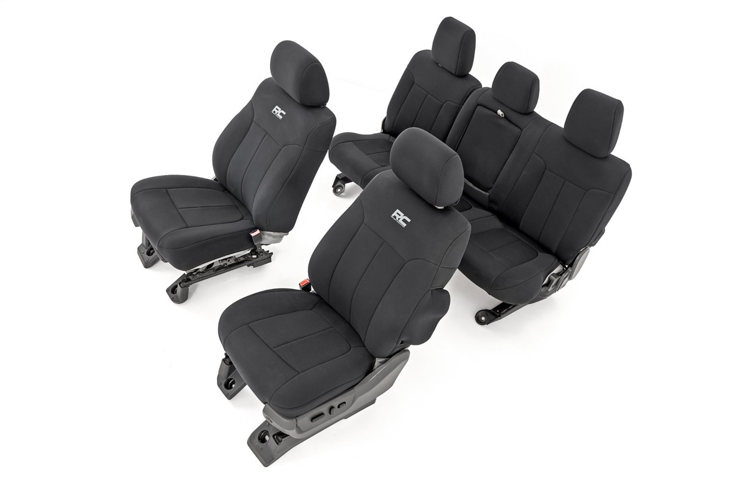 91055 Seat Cover Set; Front And Rear; Incl. Headrest Cover;