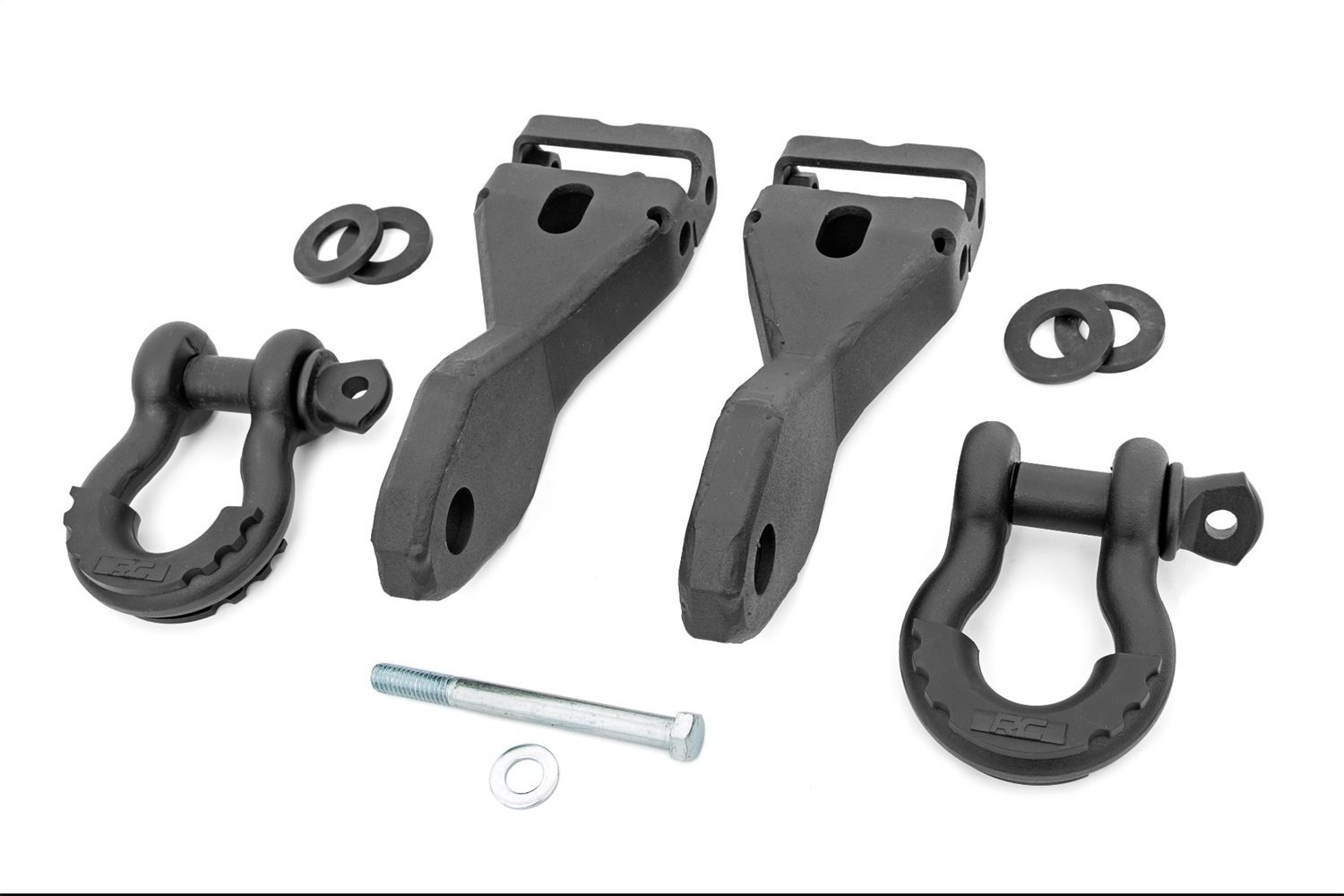 RS170 GM Tow Hook to Shackle Conversion Kit w/ D-Ring and Rubber Isolators