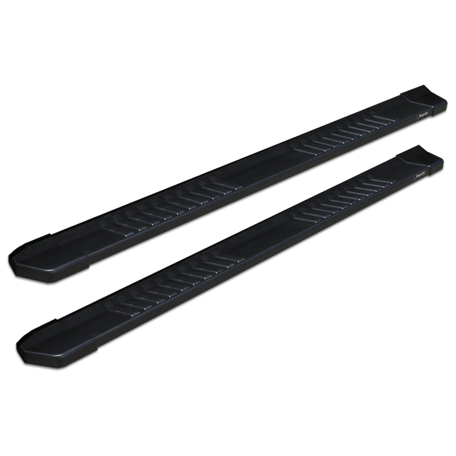 1702-0602BT 6 in OEM Style Slide Track Running Boards, Black Aluminum, Fits Select Dodge Ram 1500 New Body Style Crew Cab