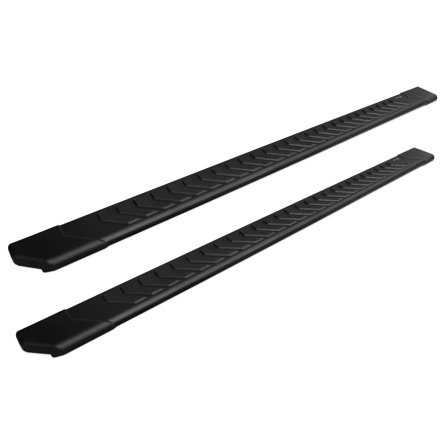 2204-0133BT 5 in OEM Style Full Tread Slide Track Running Boards, Black Aluminum, Fits Select Toyota Tundra Double Cab