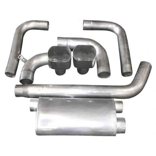 Chevy Camaro - Firebird 1993-02 Exhaust 3.5 performance system featuring Turbo-mufflers with wide-ov