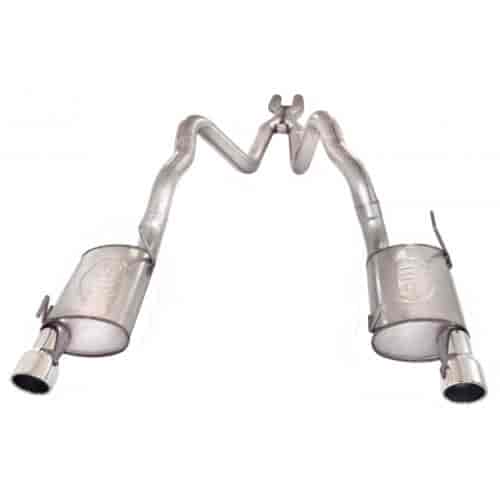 2010 Mustang GT 3 exhaust system with X pipe for Stainless Works headers-works with header and insta