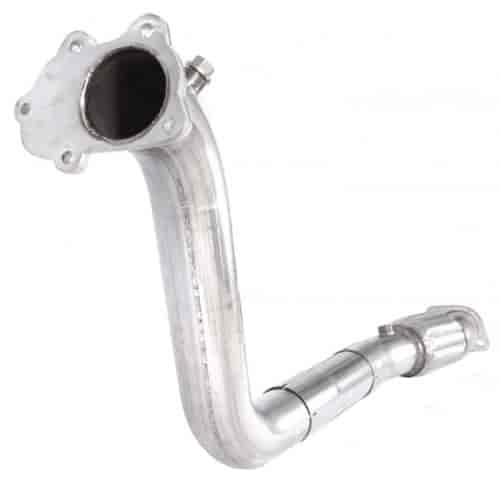 2002-2007 WRX 3 dia. X .065 SS wall SS offroad downpipe with 1/2 thick 304 SS flange - without inter
