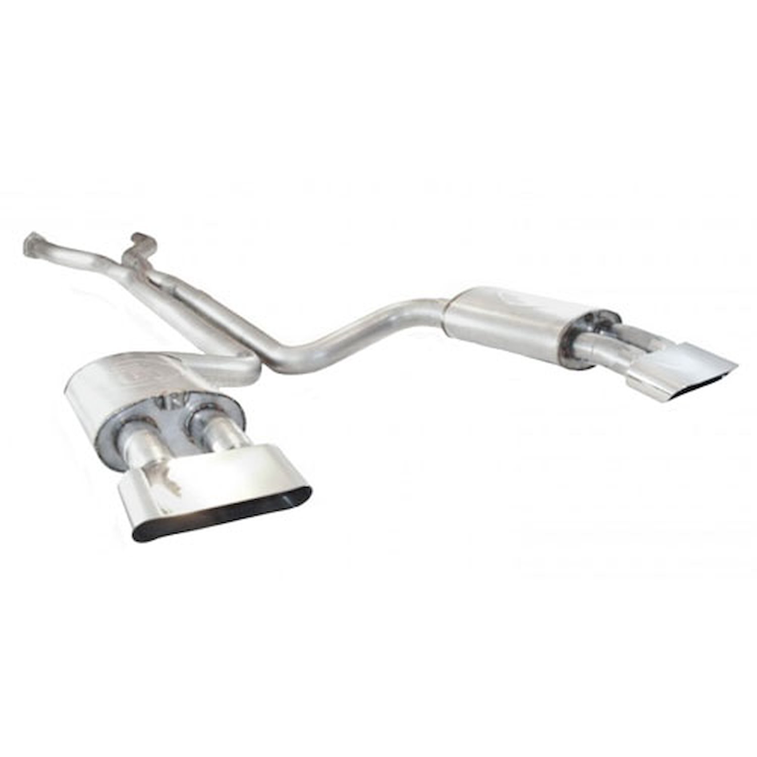 1990-1995ZR1 3 aggressive sounding exhaust system to fit Stainless Works full length headers. Includ