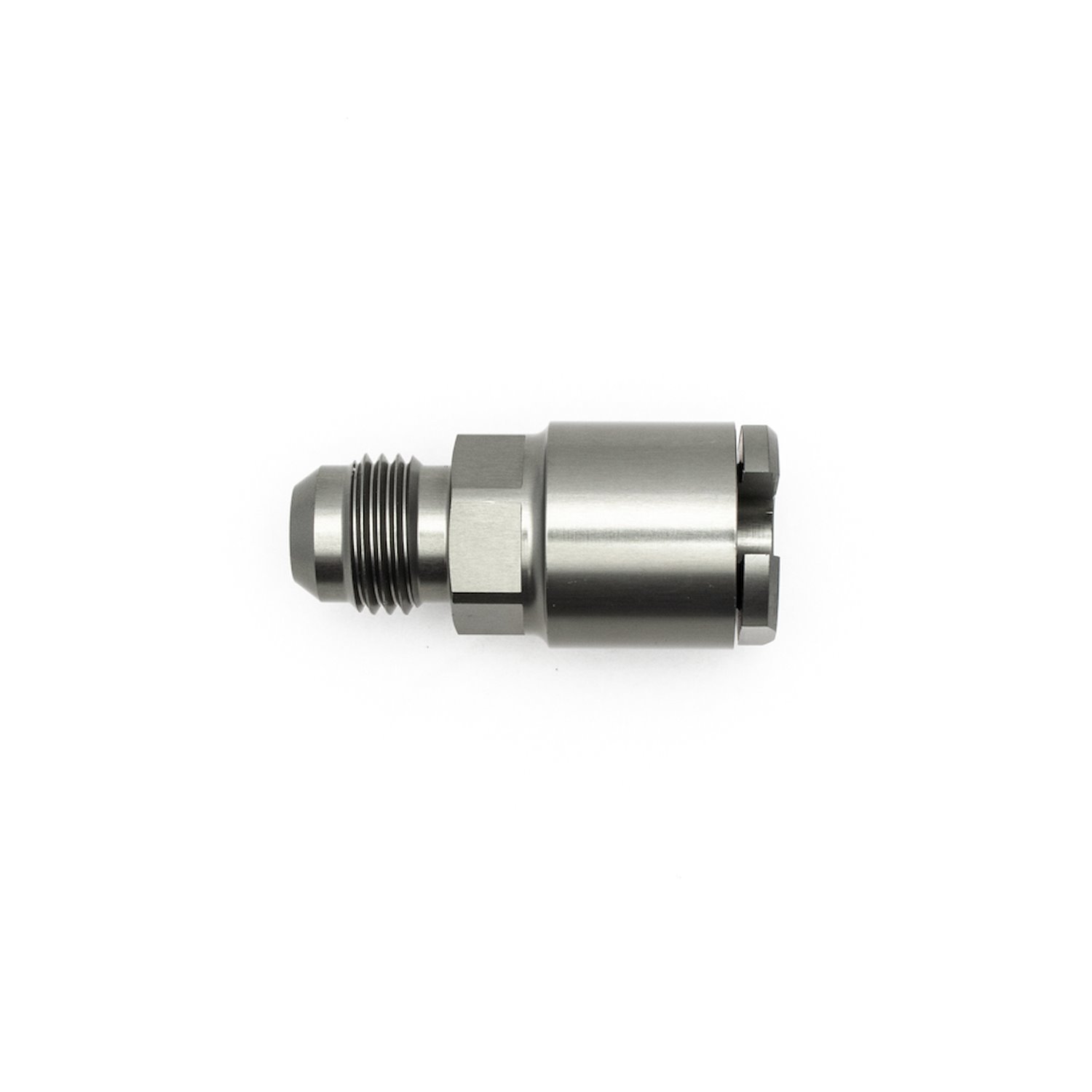 6020120 6AN Male Flare to 1/4 Inch Female EFI Quick Connect Adapter Anodized DW Titanium