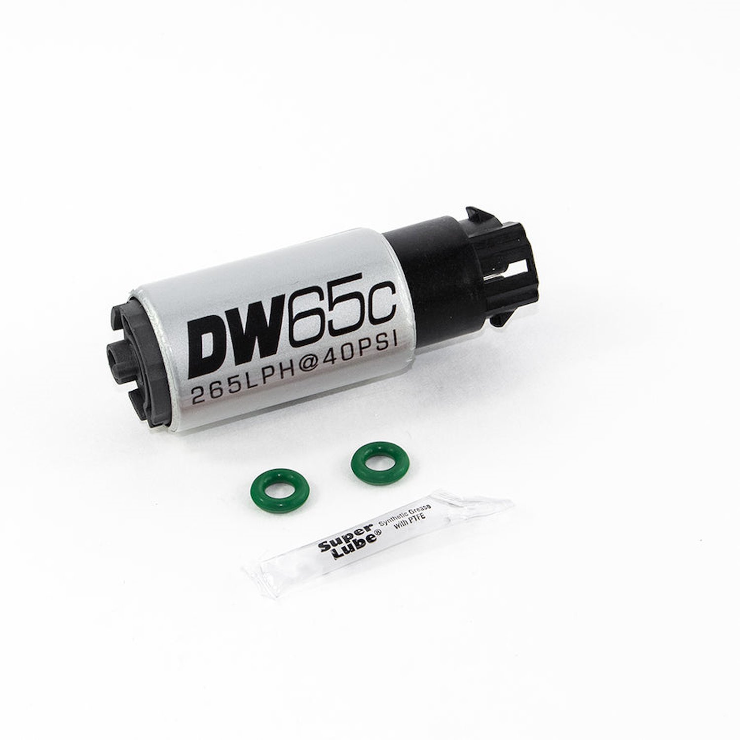 96521009 DW65C series 265lph compact fuel pump w/ mounting clips w /Install Kit for R35 GTR 2009-2015