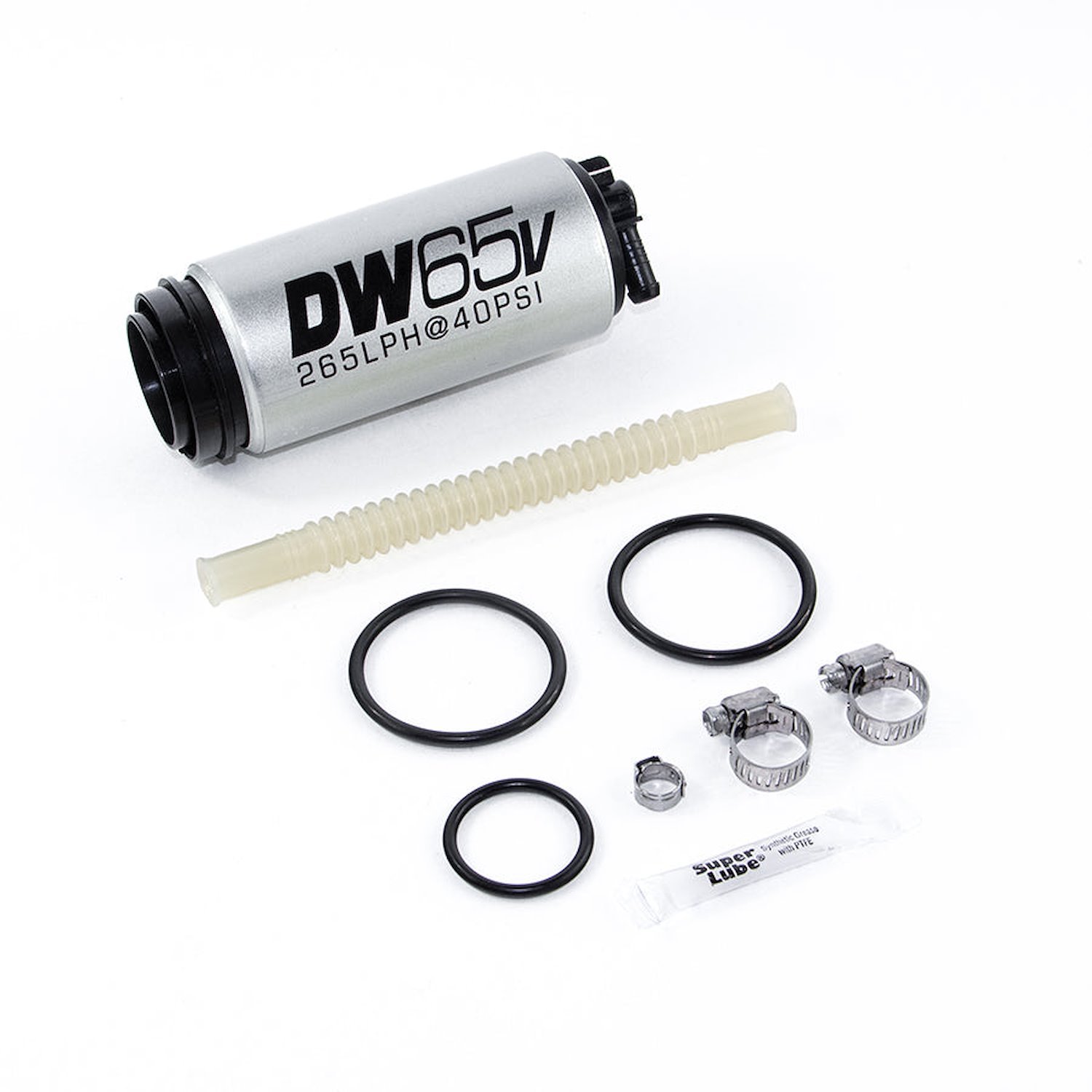 96551025 DW65v series 265lph in-tank fuel pump w/ install kit for VW and Audi 1.8t 3.2 AWD