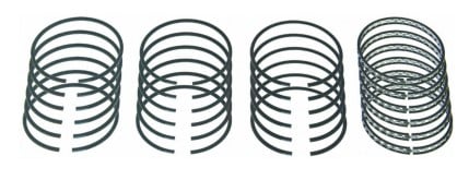 Cast Piston Ring Set for V8 Engines w/3.800 in. Bore (+.030 in.)