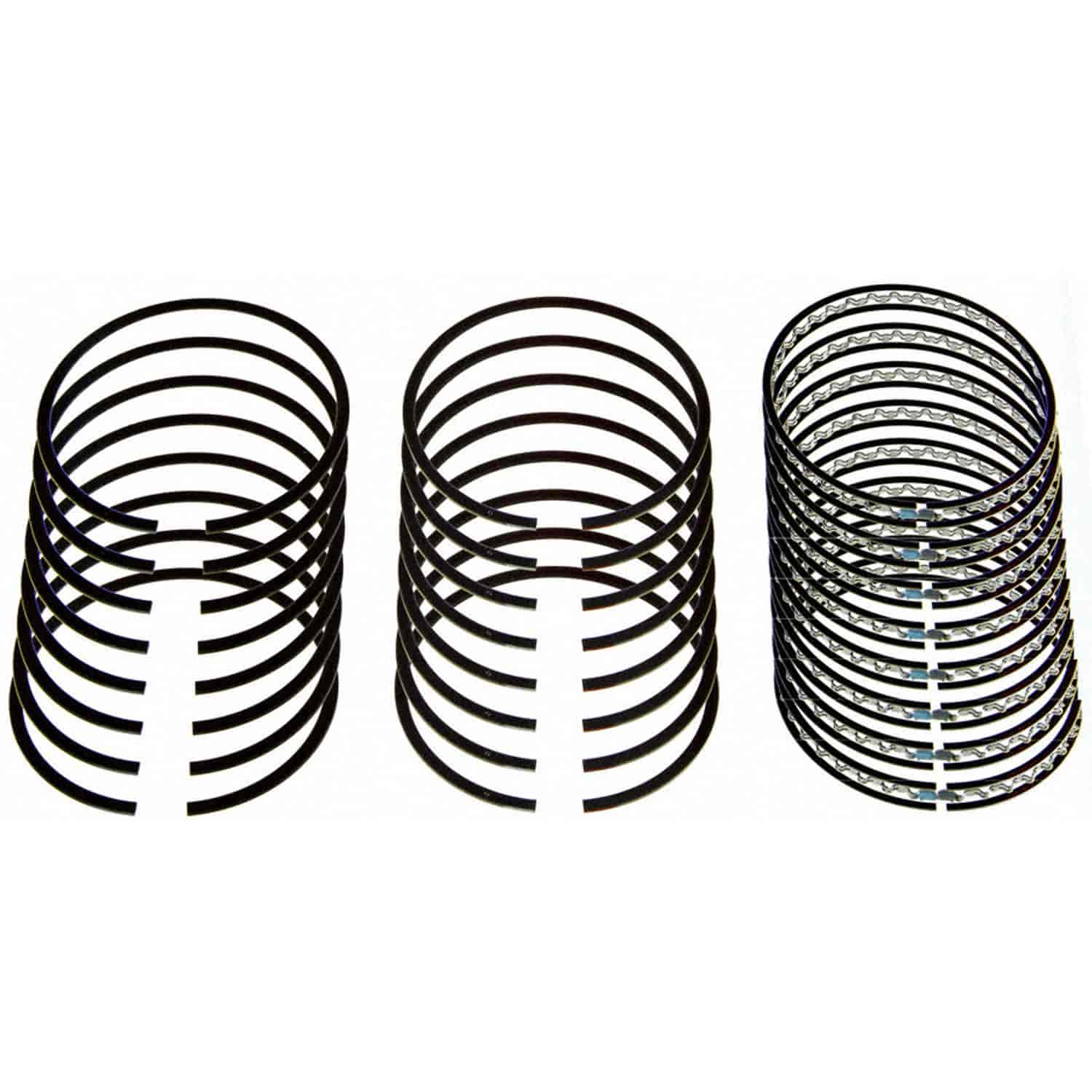 Standard Cast Moly Piston Ring Set [Bore: 4.020 in.]