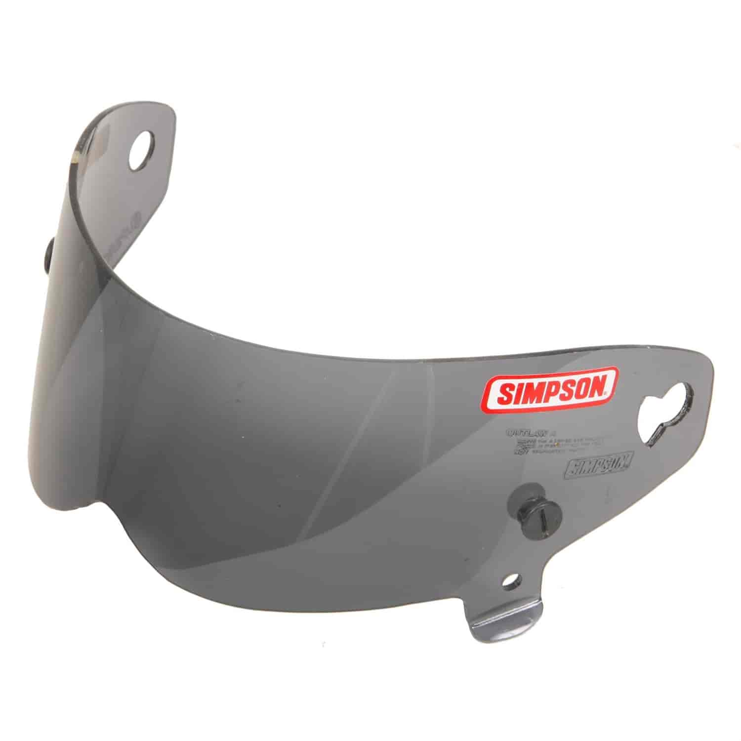 Junior Speedway Shark Helmet Shield Smoke