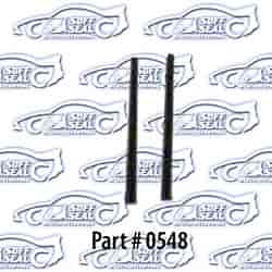 Vent Window Division Post Seals 53-54 Chevrolet Hardtop Convertible