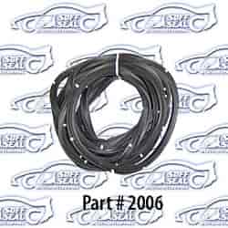 Door Weatherstrip - Front, W/ Clips 65-66 Chevrolet, Cadillac, Olds, Buick and Pontiac