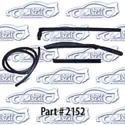 Weatherstrip Kit For Convertible Top second type with 5-3/8" between center studs