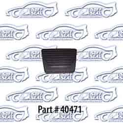 Brake Pedal Pad Standard Shift W/ Power Brakes 62-67 Chevrolet II Nova 63-67 Chevrolet Corvette