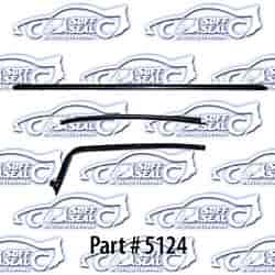 Window weatherstrip for 70-72 Chevrolet Chevelle 2 Door Hardtop