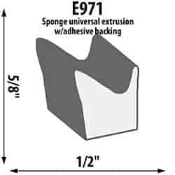 Self-Adhesive Extrusion EPDM sponge