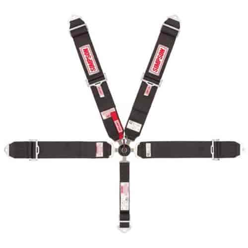 Rotary Camlock 5-Point Individual Harness 55" Lap Belt