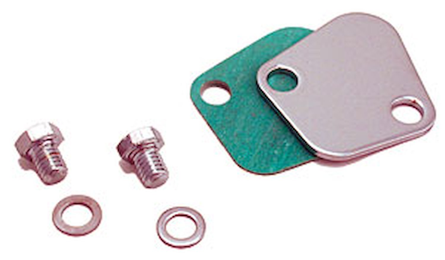 Fuel Pump Block-Off Plate Big Block Chevy 396-454 & Most Chevy V8 with 1-3/4" Bolt Spacing